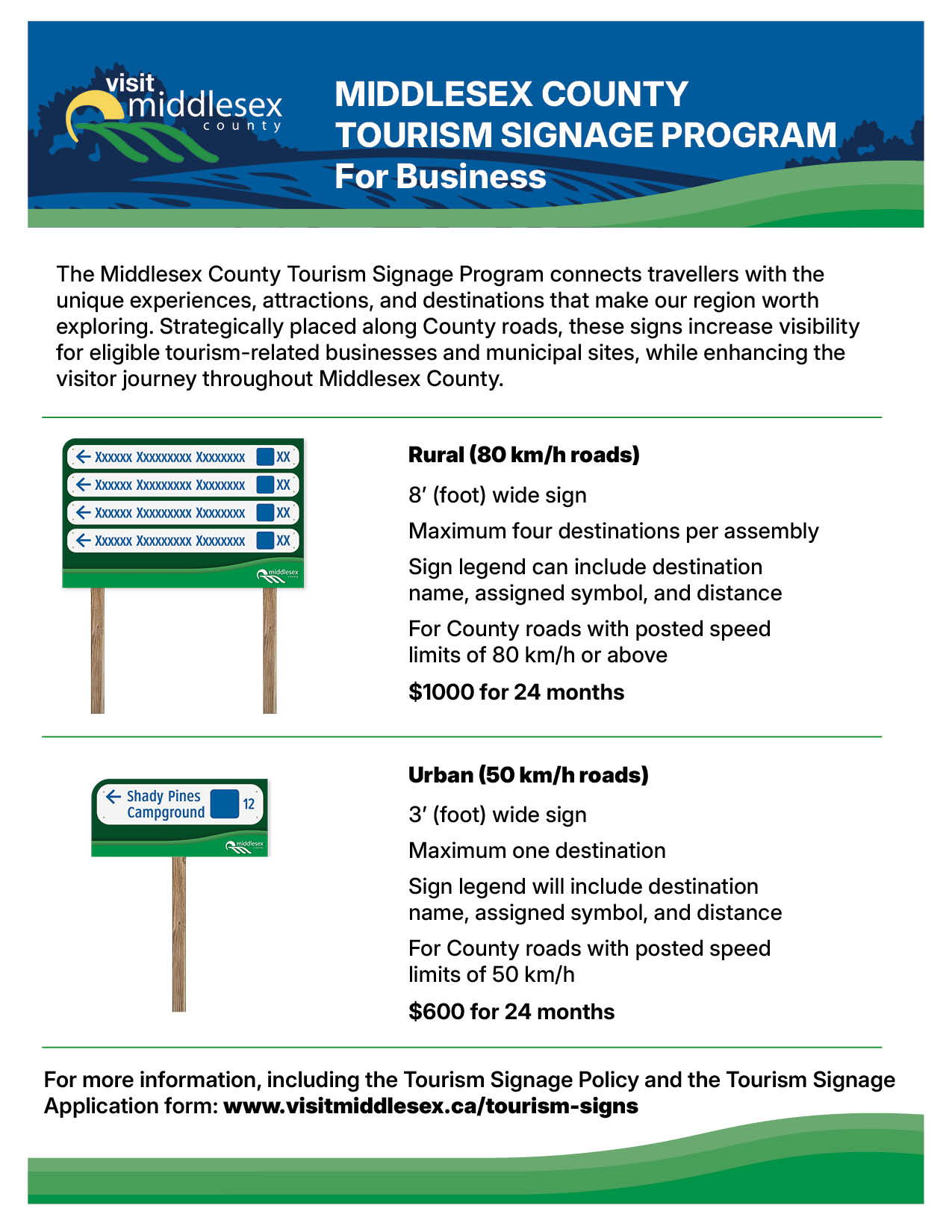 Tourism Signage Flyer
