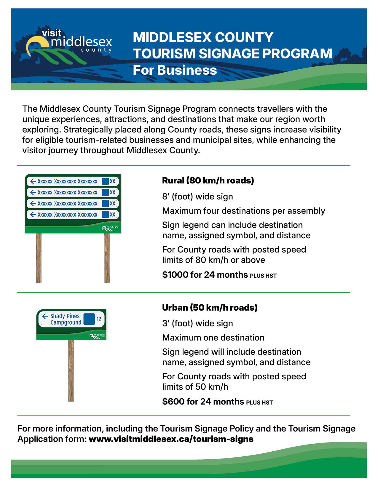 Tourism Signage Folder
