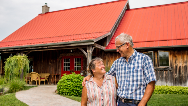 Kathy and Phil of Arrowwood Farm 