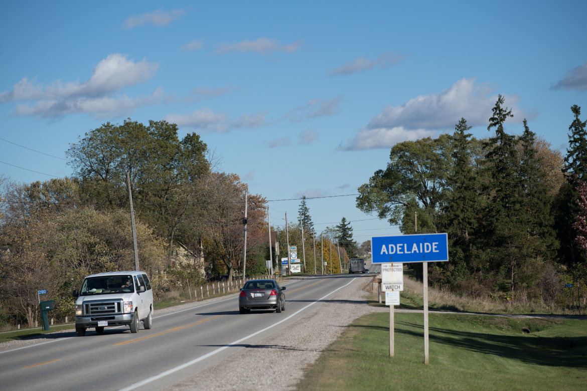 Adelaide Metcalfe road sign