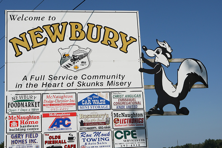 Newbury sign