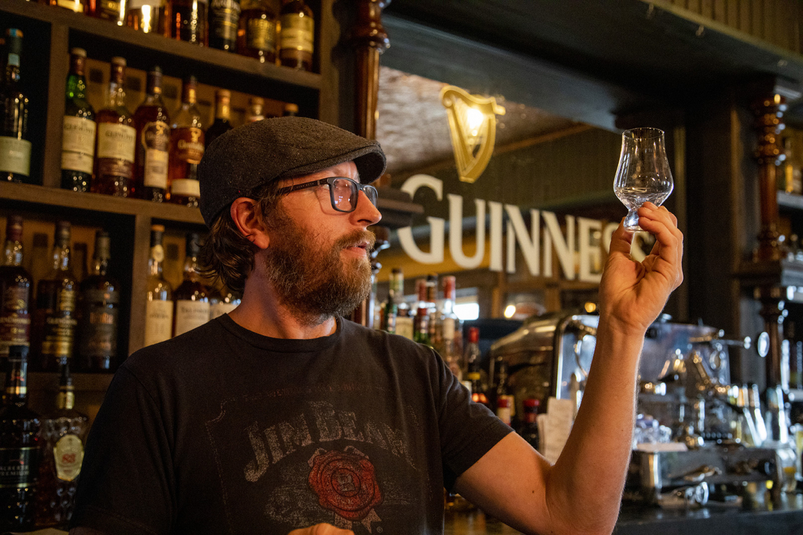 owner of the crown and turtle pub