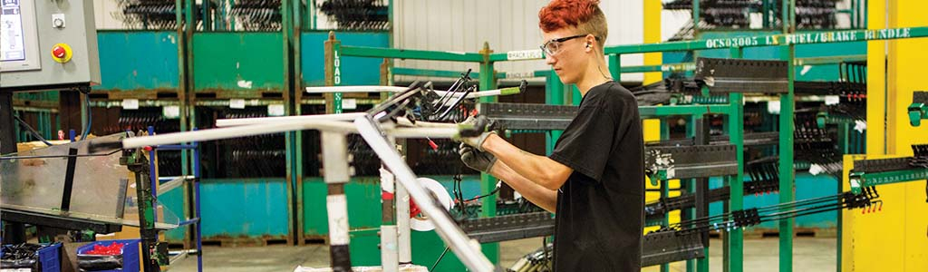 Man working in manufacturing 